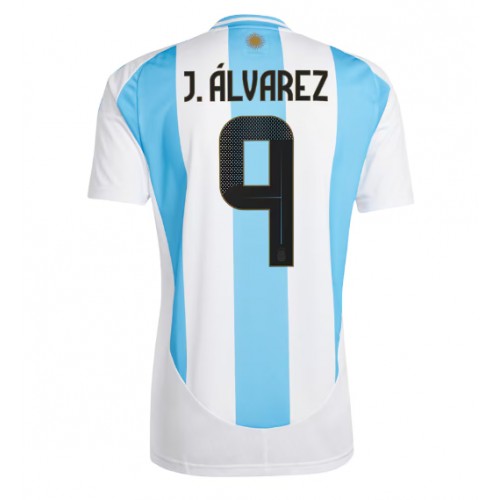 Argentina Julian Alvarez #9 Hjemmebanetrøje Copa America 2024 Kortærmet